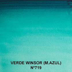 Venta pintura online: Acuarela Winsor&Newton Profesional 1/2 Godet Verde Winsor (Matiz Azul) nº719